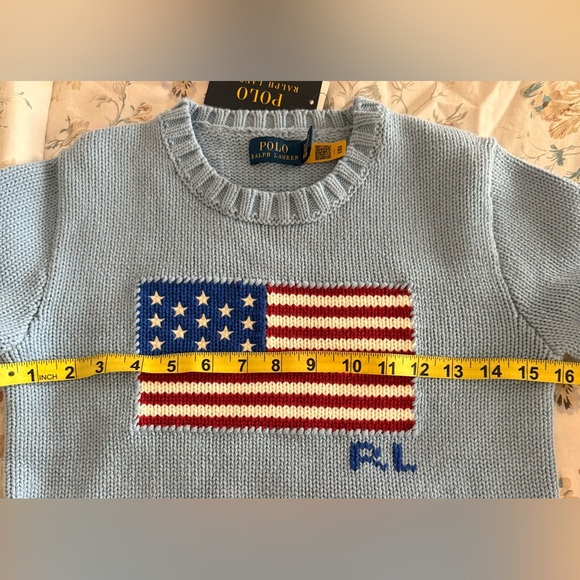 NWT Ralph Lauren Women's American Flag
Sweater Size XS - Picture 8 of 11
